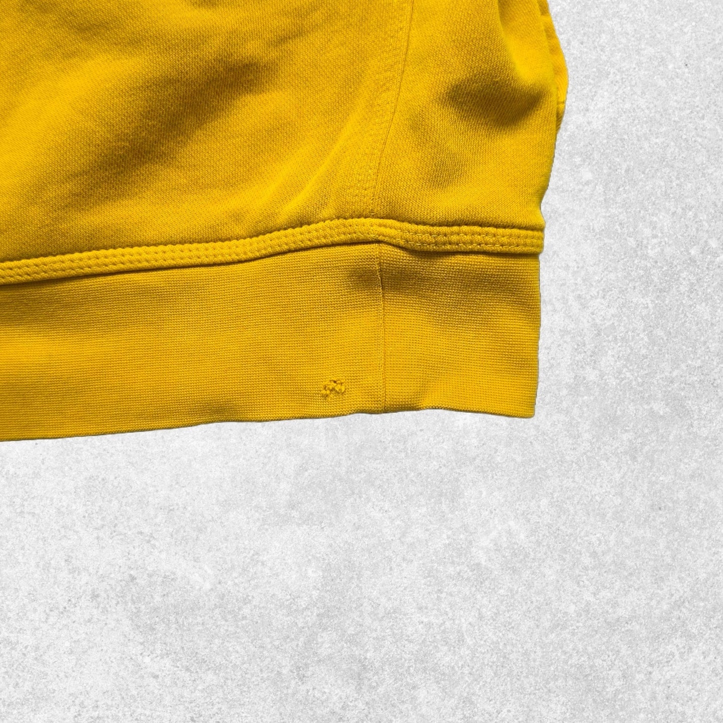 Nike Mens Hoodie Yellow Small Sportswear Club Pullover