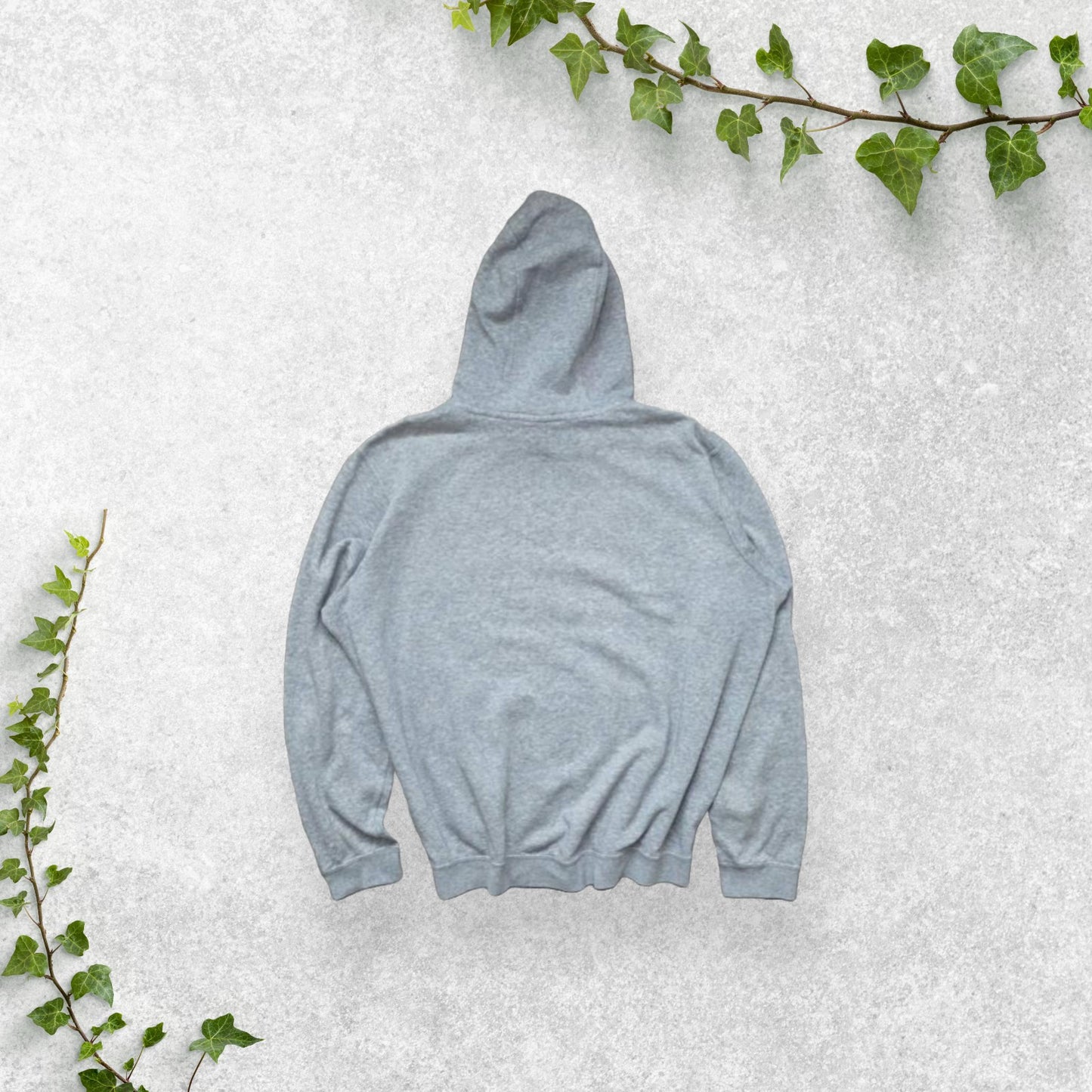 NIKE Mens Grey Full Zip Hoodie Sweatshirt XL