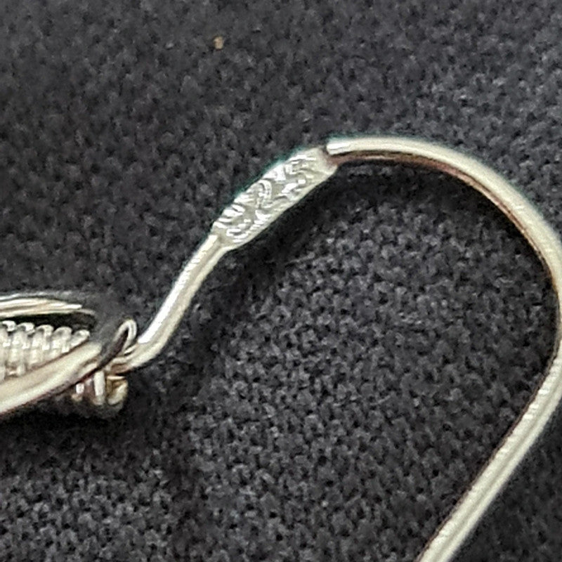 Guitar Earrings Silver