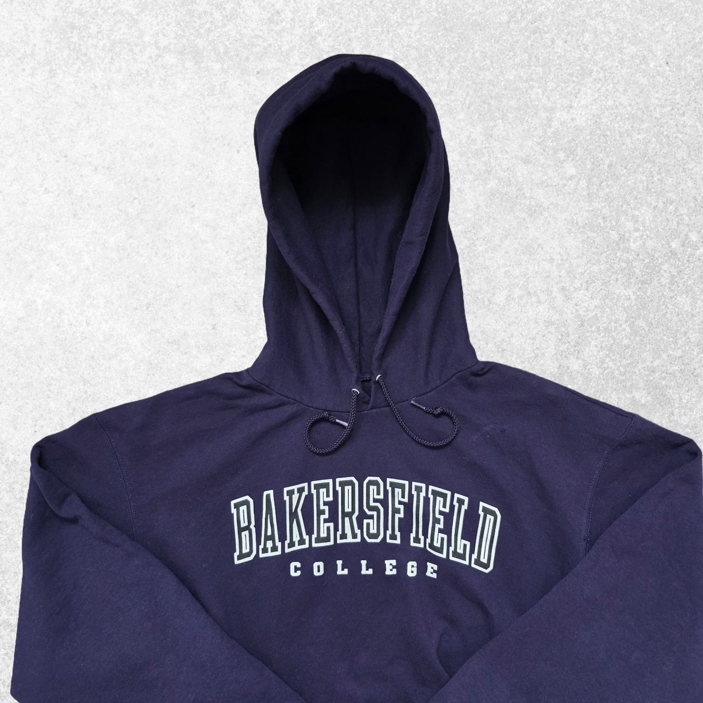 Champion Bakersfield College Hoodie - Purple University Pullover Jumper Medium