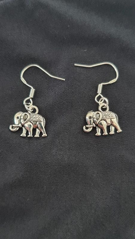 Elephant Earrings 925 Sterling Silver NWOT