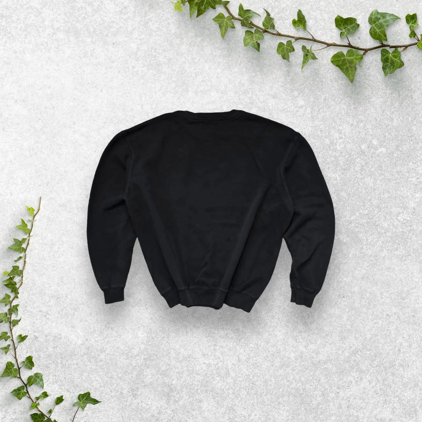 Fila Jumper Men’s Size XL Black Vintage Embroidered Logo Crew Neck 90s Y2K