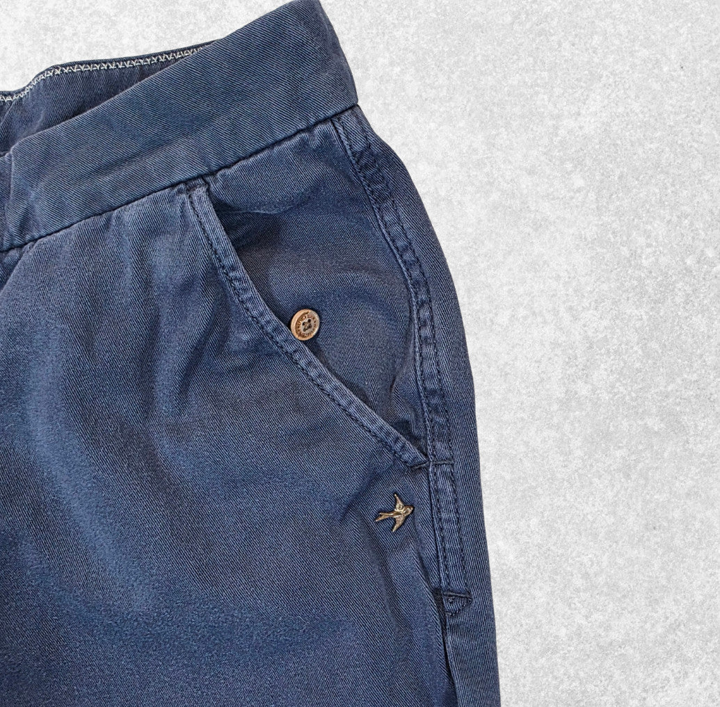 Tommy Hilfiger Denim Straight Chinos W30 L31 (W29 L32) Blue Women’s Stretch