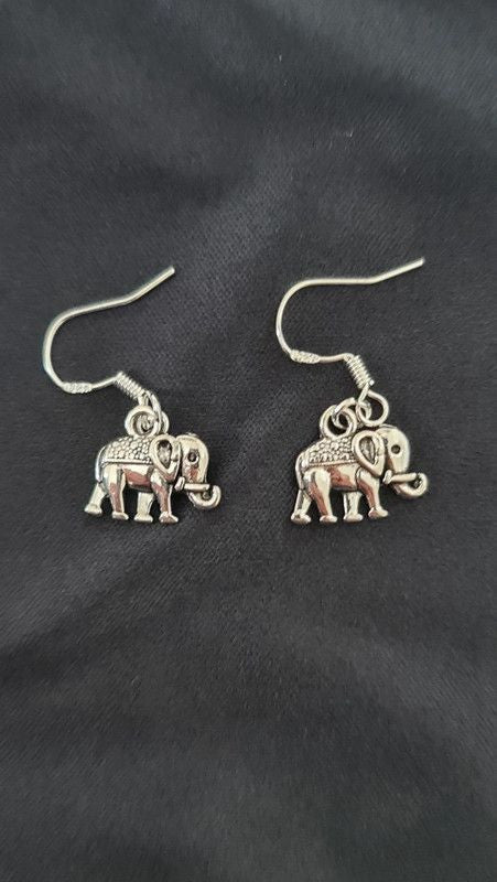 Elephant Earrings 925 Sterling Silver NWOT