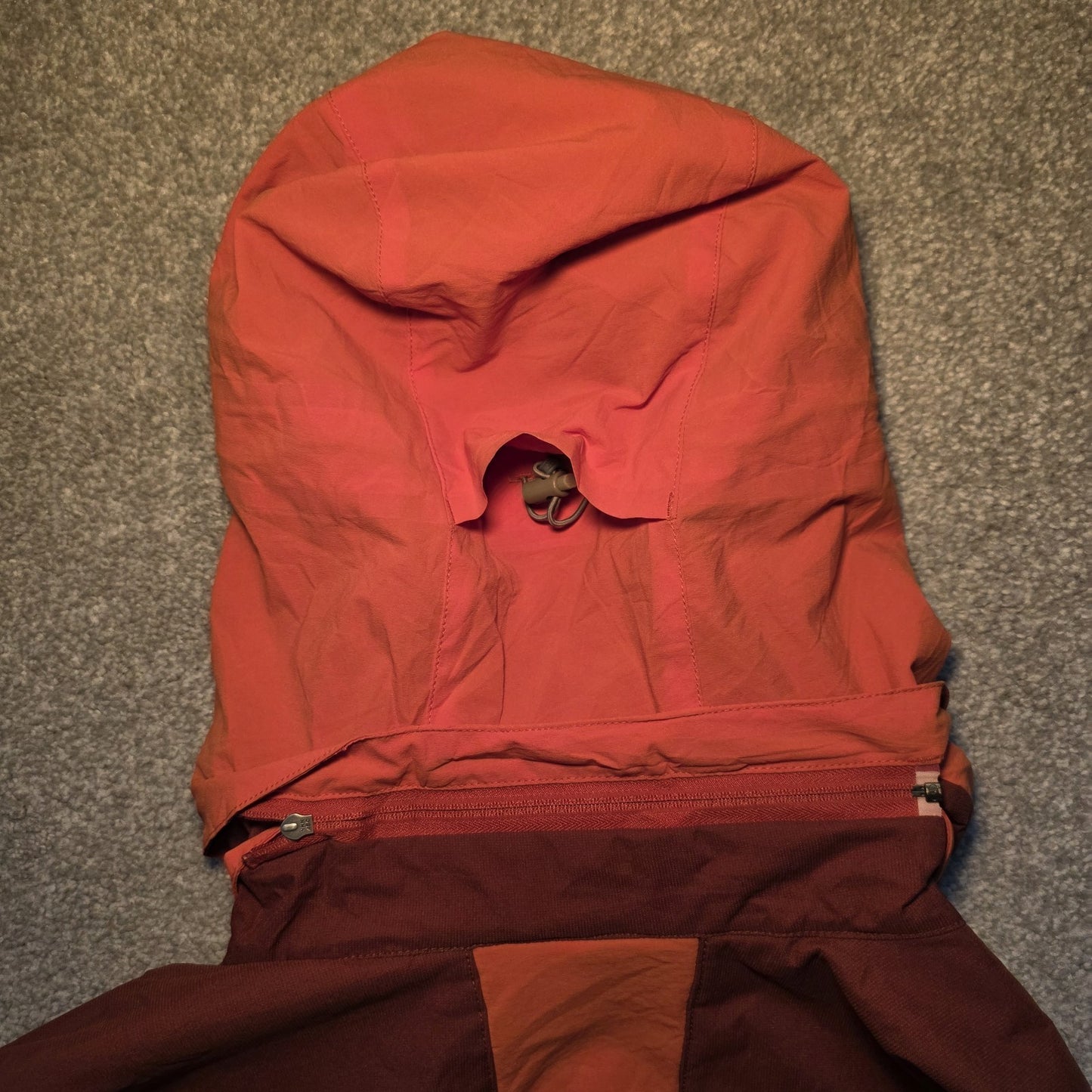 Patagonia Jacket Men's Large Coat Orange Fleece Lining Detacahable Hood