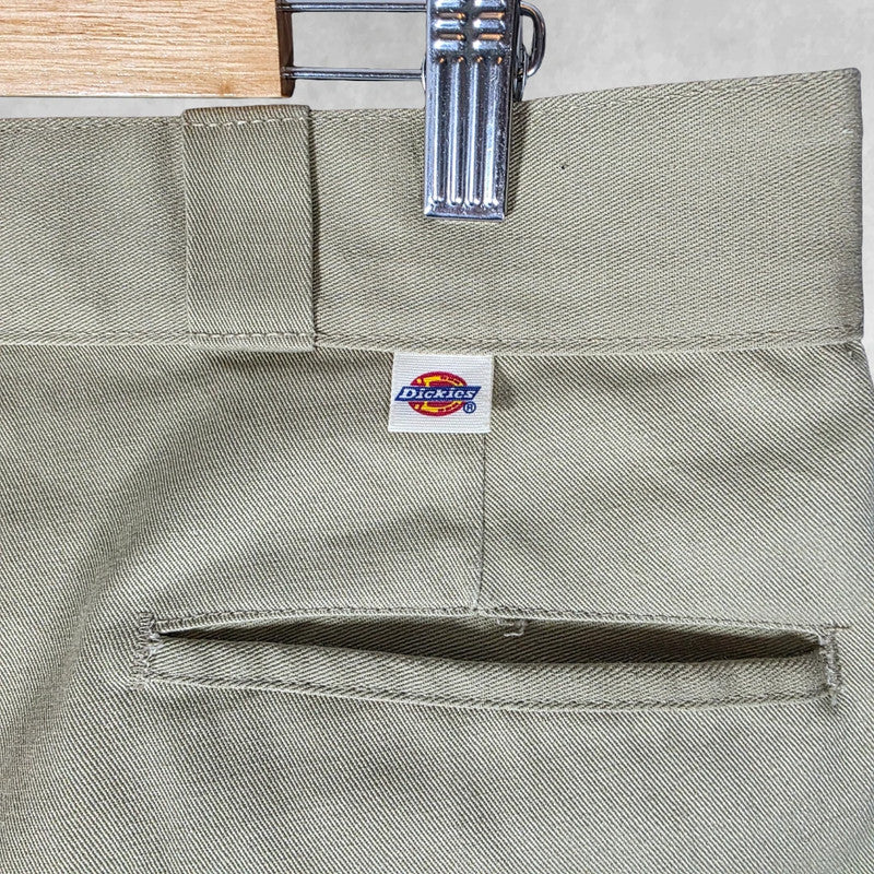 Vintage Dickies Workwear Chinos W38 L29 Beige Relaxed Fit USA Made Pants