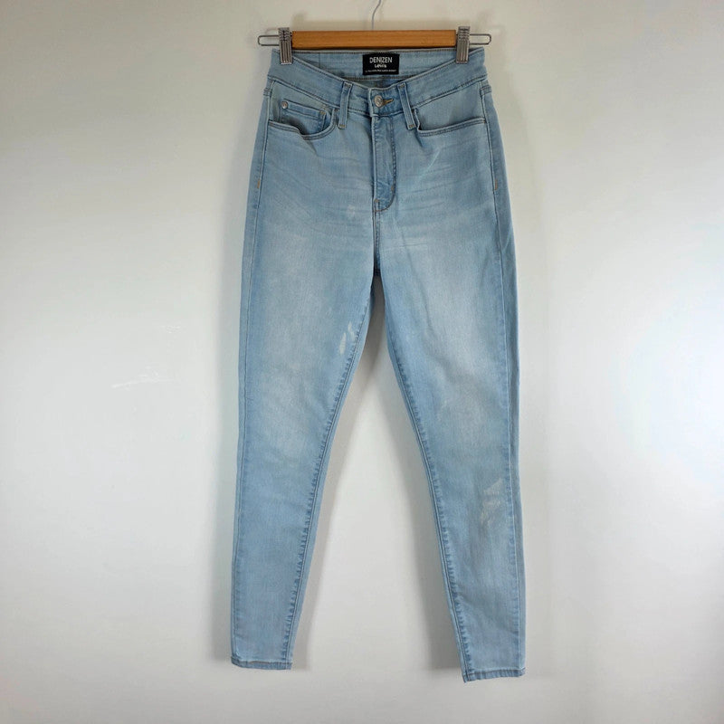 Denizen Levi's Ultra High Rise Super Skinny Jeans W26 L28 Light Wash Stretch