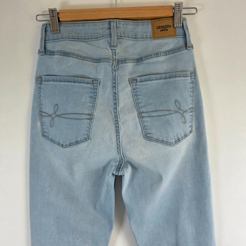 Denizen Levi's Ultra High Rise Super Skinny Jeans W26 L28 Light Wash Stretch