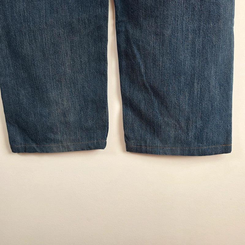Lee Relaxed Fit Jeans W38 L29 Blue Denim Relaxed Straight Leg Mens