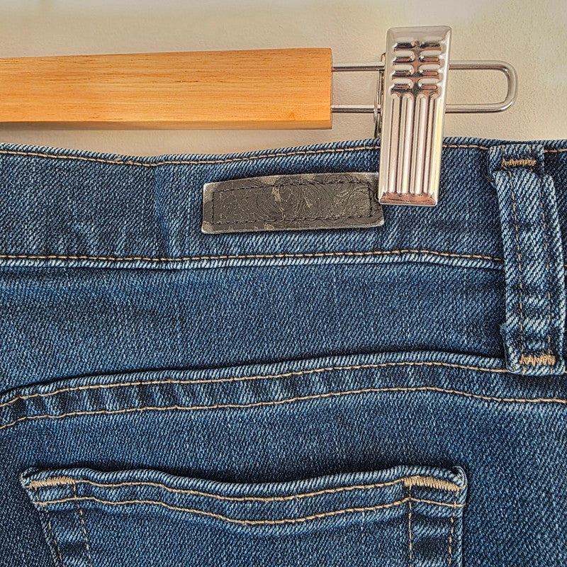 Lee Relaxed Fit Jeans Women's W32 L31 Blue Stretch Denim Straight Leg High Rise