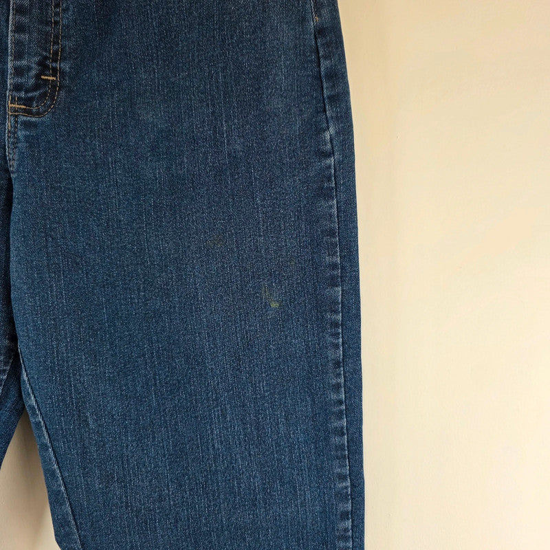 Lee Relaxed Fit Jeans Women's W32 L31 Blue Stretch Denim Straight Leg High Rise