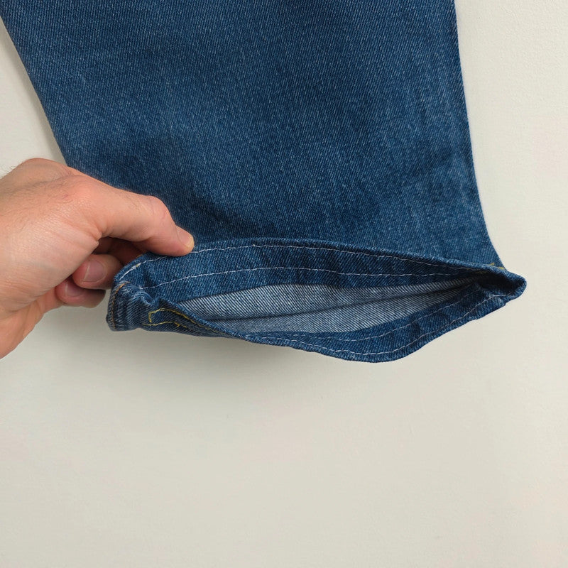 Vintage Levi's 581 Jeans W40 L26 Blue Relaxed Tapered Denim Straight Leg