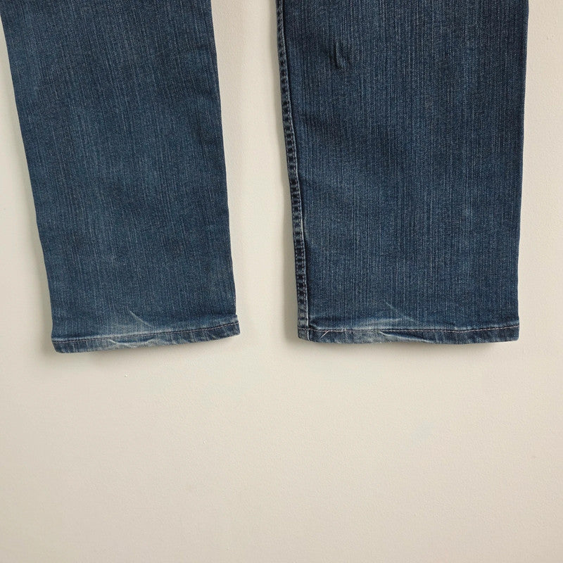 Levi's 505 Jeans W31 L30 (Tagged W31 L32) Blue Regular Straight Stretch Denim
