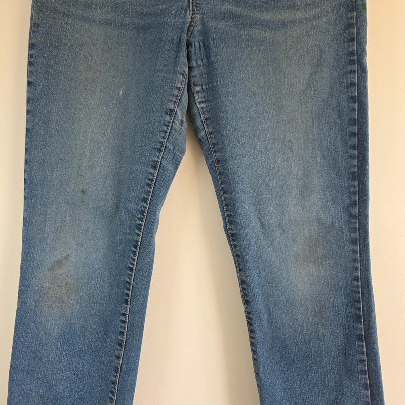 Levi's Signature Totally Shaping Straight Jeans Women's W29 L30 Blue Stretch