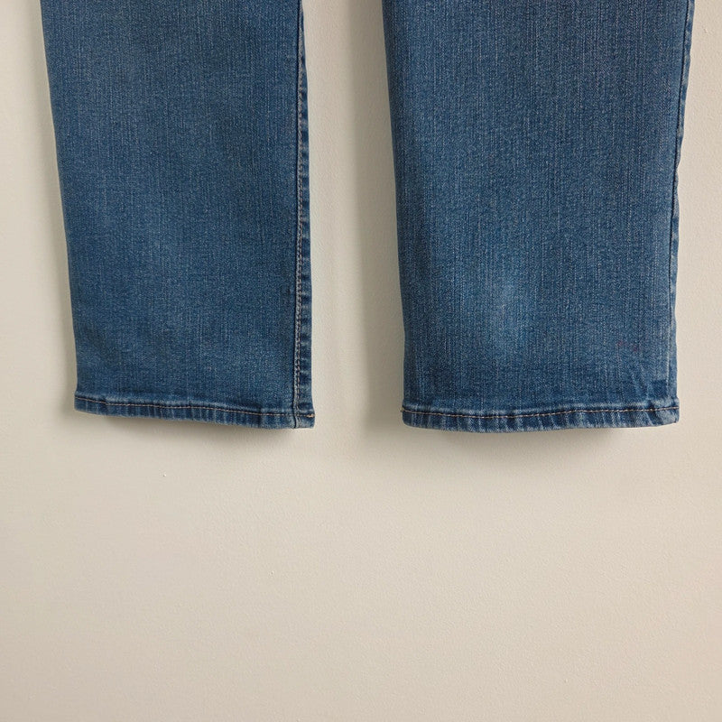 Levi's Signature Totally Shaping Straight Jeans Women's W29 L30 Blue Stretch