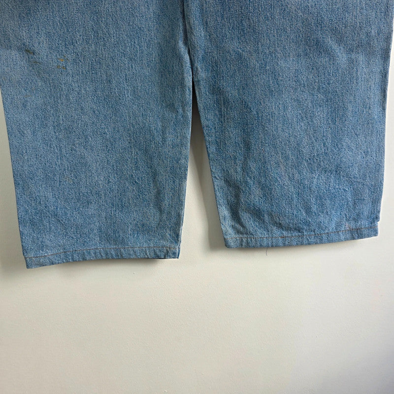 Vintage Wrangler Carpenter Jeans W35 L30 Blue Relaxed Workwear Skater Denim Men's