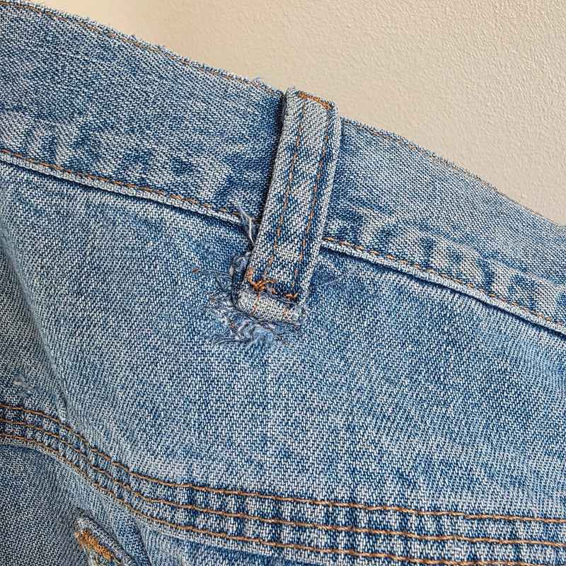 Vintage Wrangler Carpenter Jeans W35 L30 Blue Relaxed Workwear Skater Denim Men's