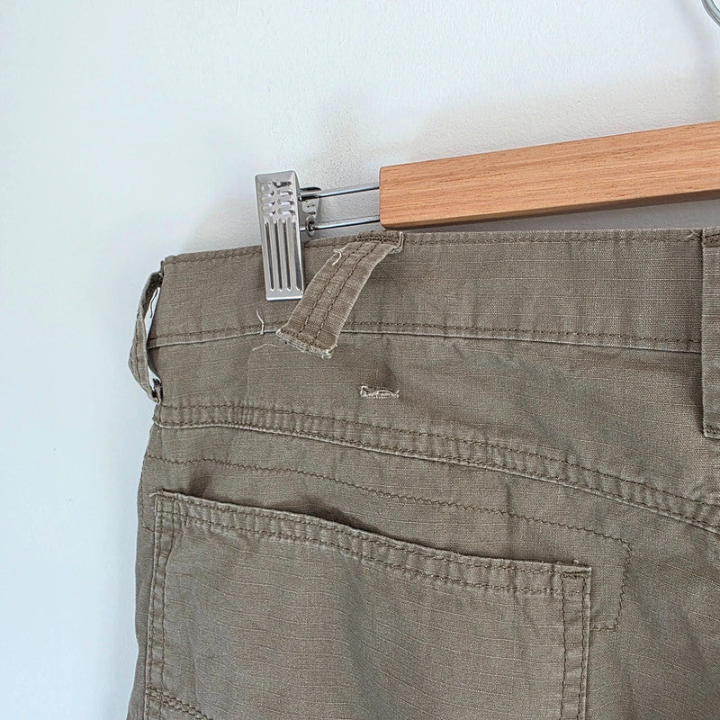 Wrangler Cargo Trousers Mens W36 L29 Beige Relaxed Fit Utility Combat Workwear Pants