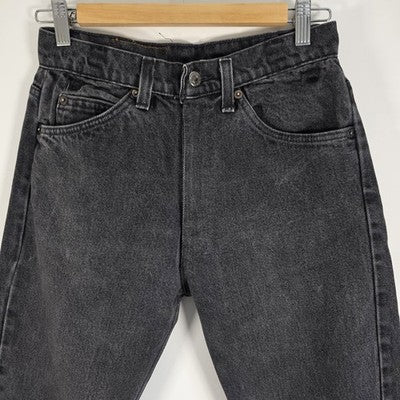 Vintage Levi's 550 Relaxed Fit Jeans W27 L28 (Tag W36 L34) Black Orange Tab USA?
