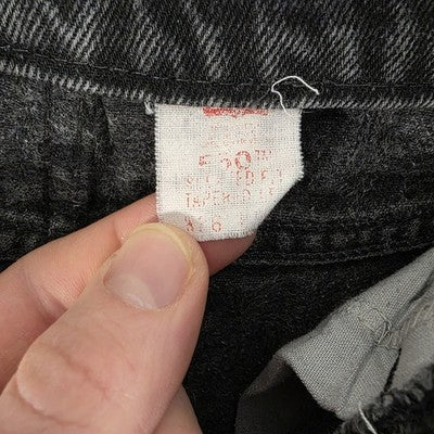 Vintage Levi's 550 Relaxed Fit Jeans W27 L28 (Tag W36 L34) Black Orange Tab USA?