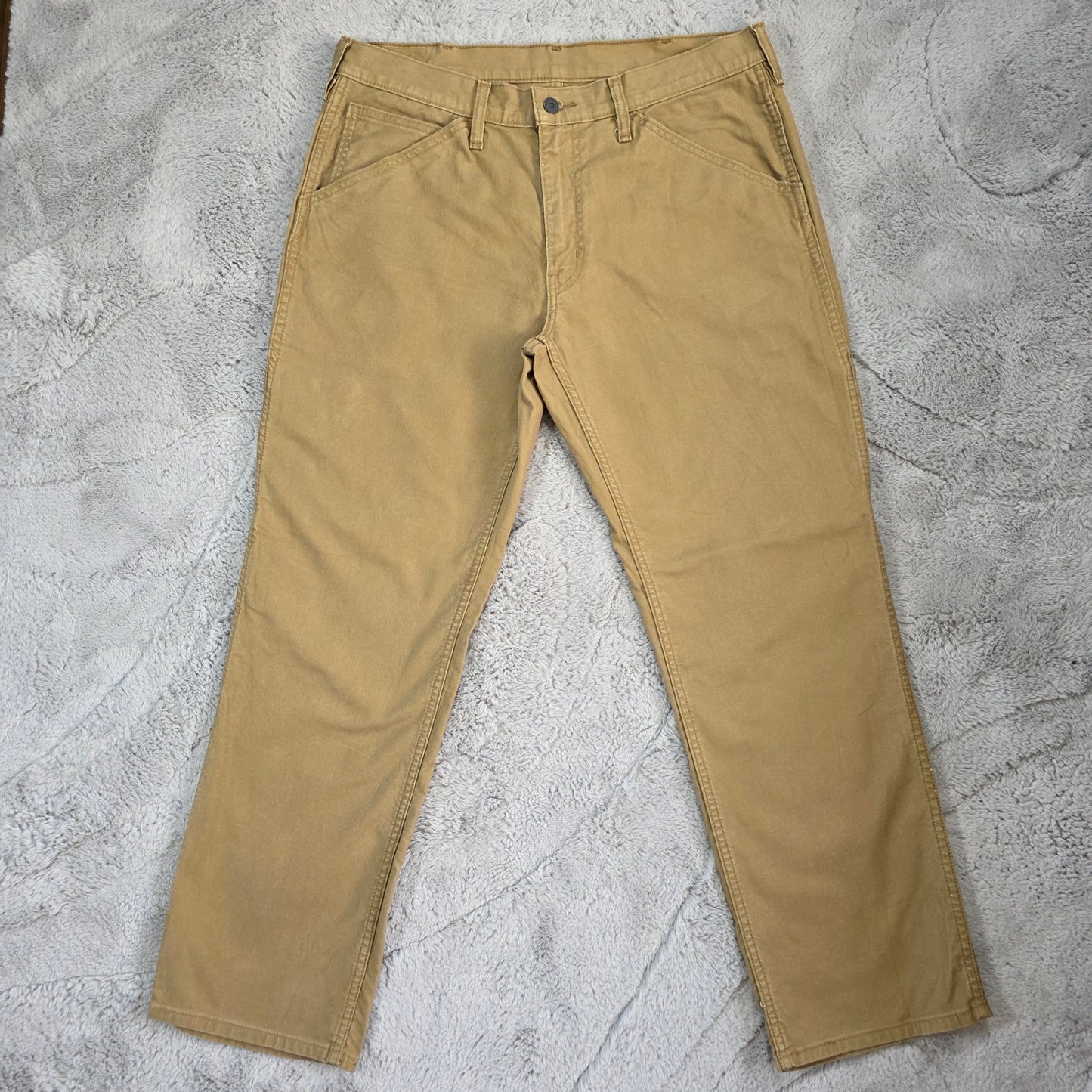 Levi’s Workwear 545 carpenter trousers W34 L32 men’s straight leg cotton elastane