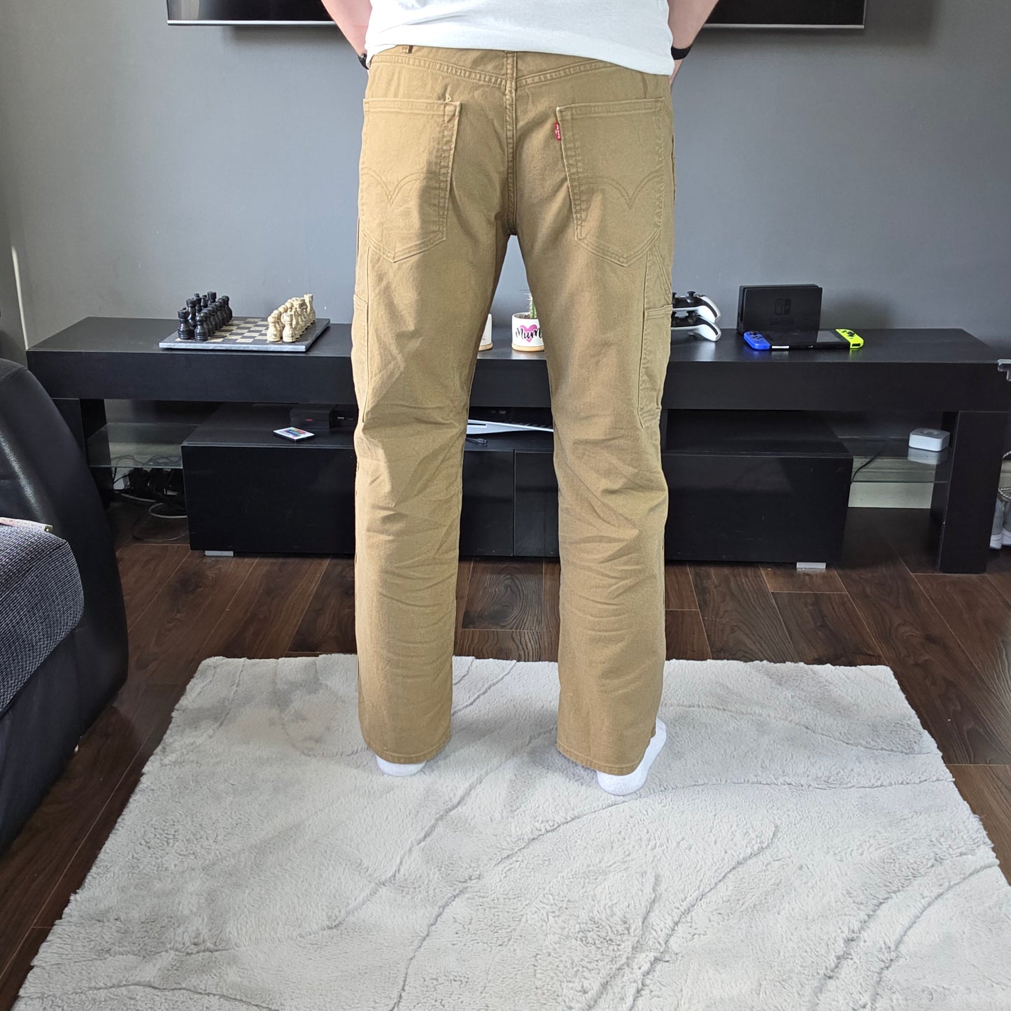 Levi’s Workwear 545 carpenter trousers W34 L32 men’s straight leg cotton elastane