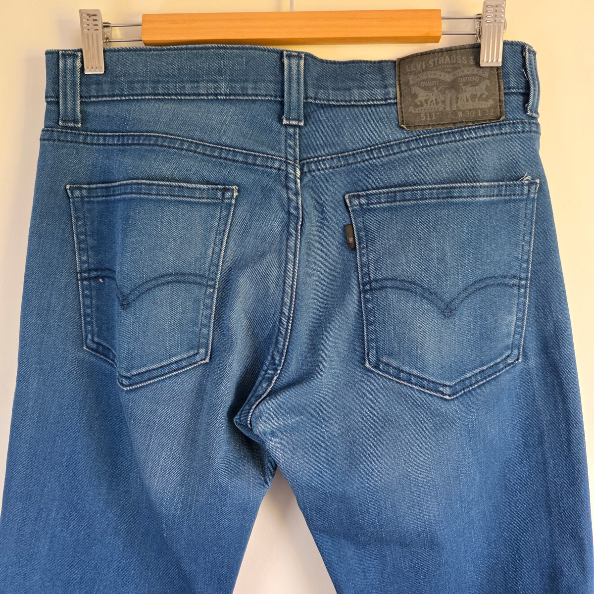 Levi’s 511 Slim Jeans W30 L31.5 Blue Stretch Men’s Slim Fit Denim