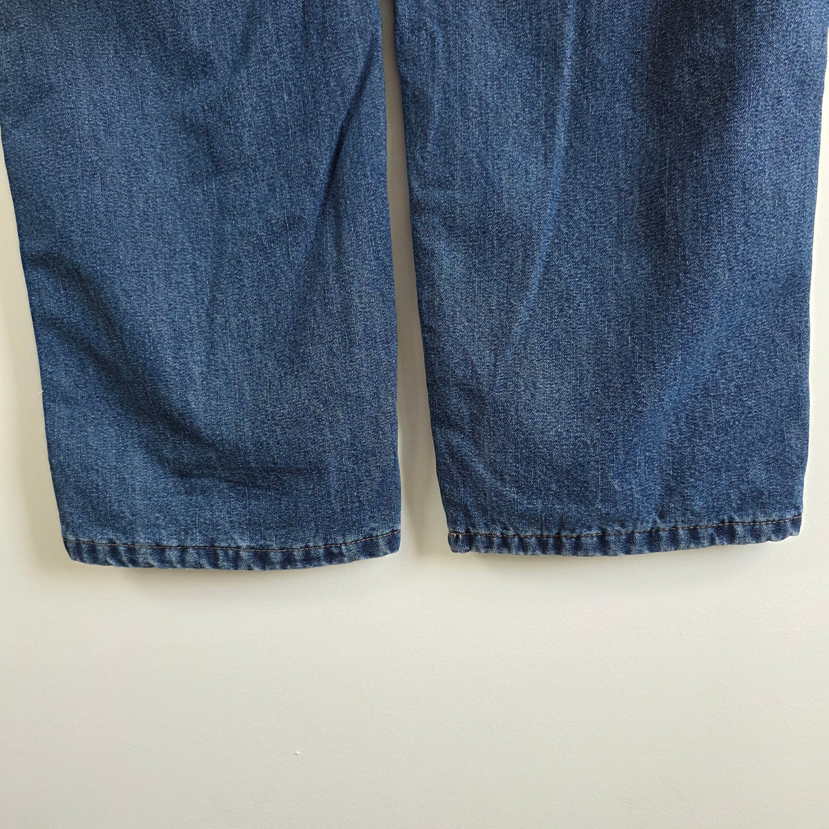 Wrangler Carpenter Jeans W36 L33 (W36 L34 Tag) Relaxed Fit Blue Fleece Lined Men