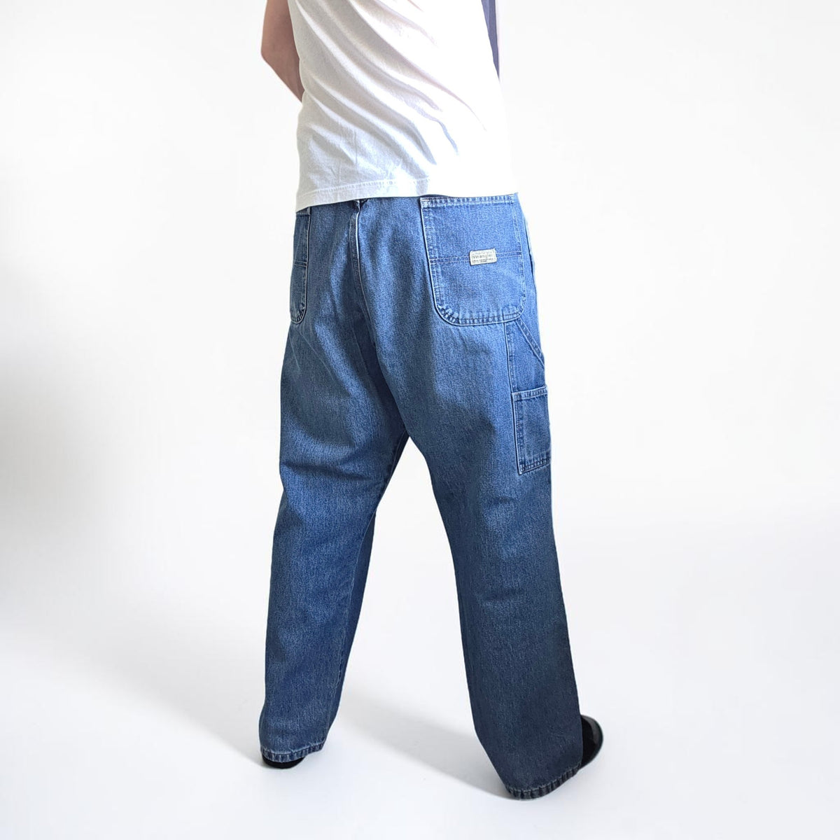 Wrangler Carpenter Jeans W39 L30 (W40 L30 Tag) Relaxed Fit Blue Men’s
