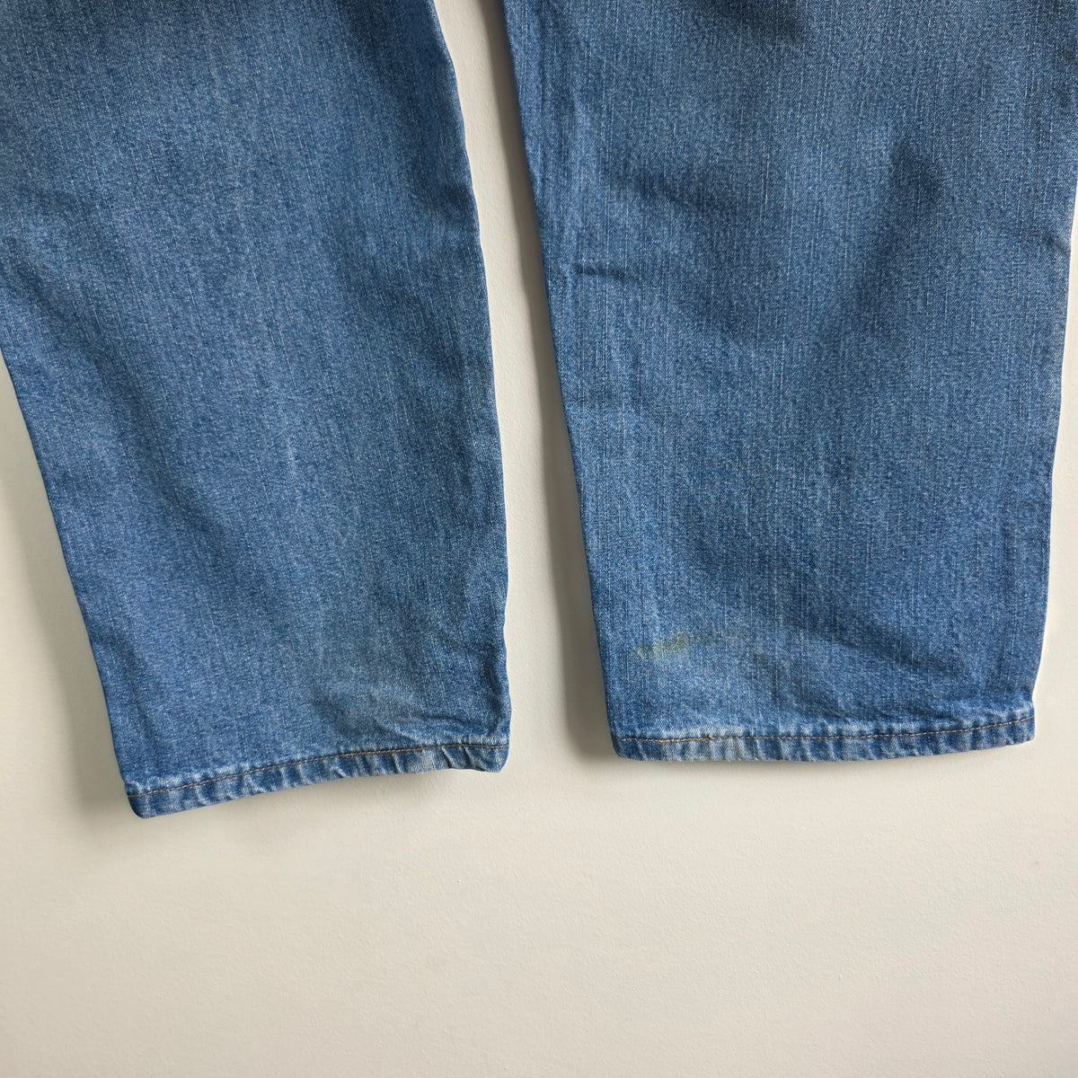 Wrangler Rugged Wear Carpenter Jeans W39 L30 (Tag 42x30) Relaxed Blue Vintage