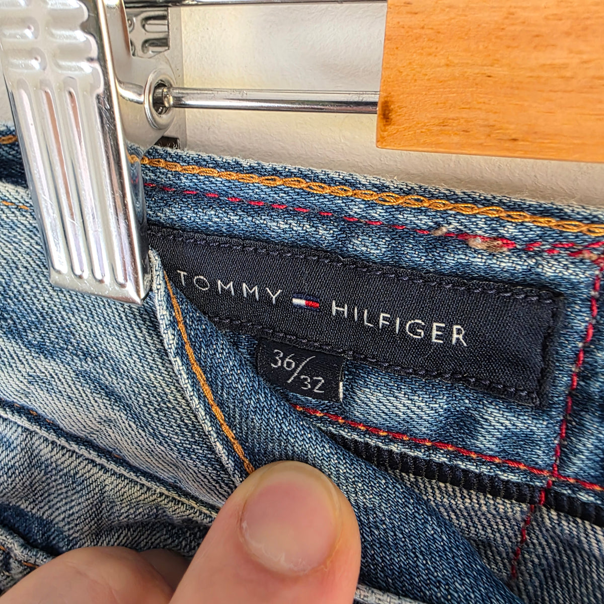Tommy Hilfiger Mercer Slim Jeans W35 L31 (Tag W36 L32) Blue Men's Denim