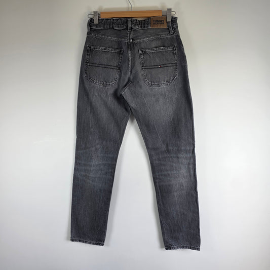 Tommy Hilfiger Straight Jeans W26 L29 Grey Black Women's Denim