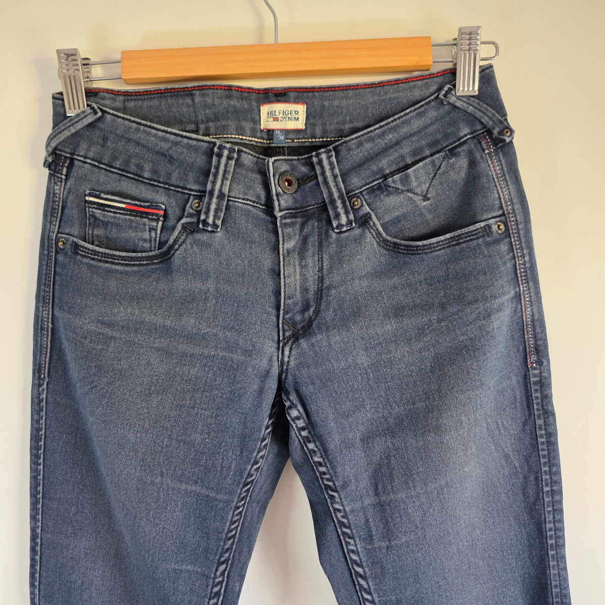 Tommy Hilfiger Skinny Jeans W26 L30 Blue Stretch Women's Denim