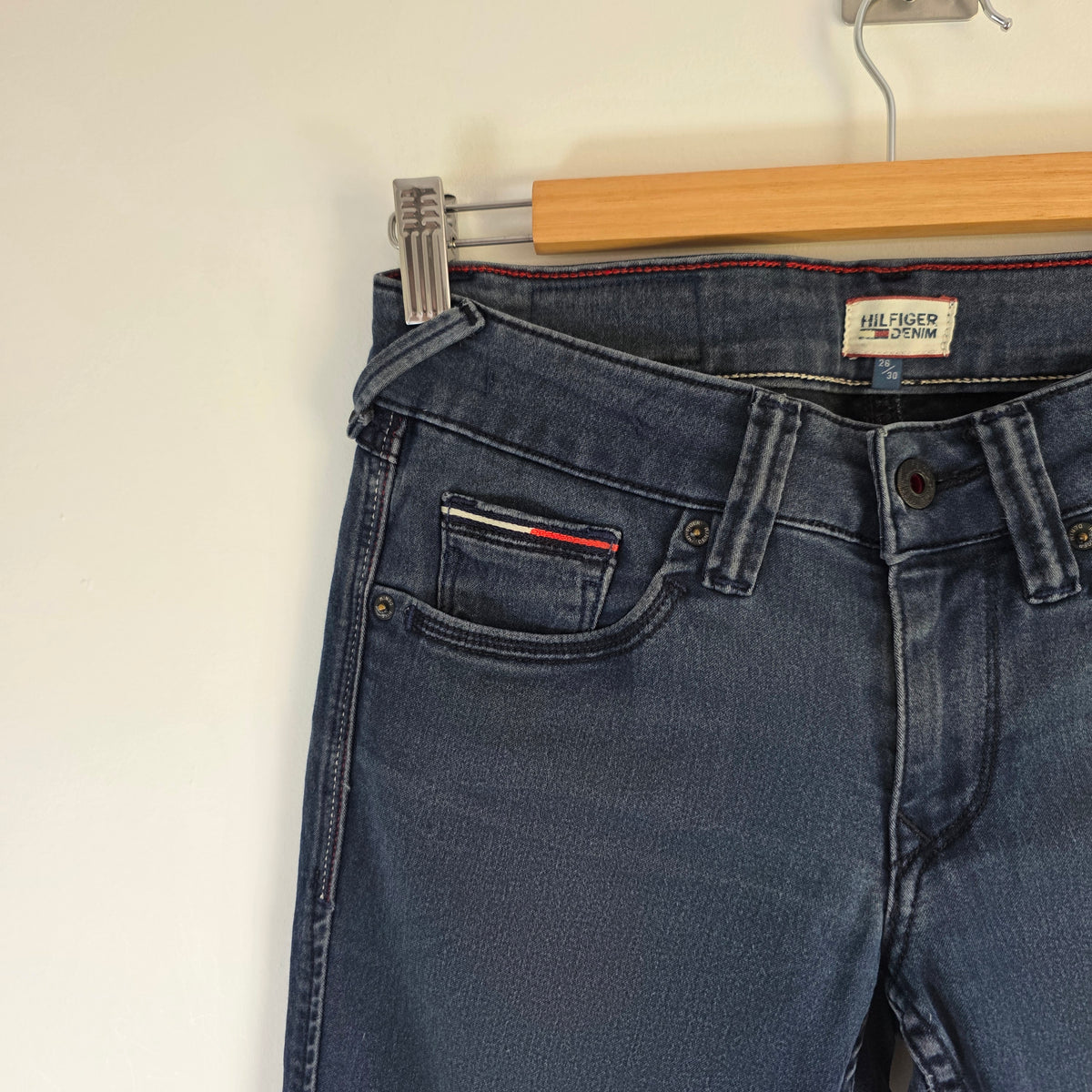 Tommy Hilfiger Skinny Jeans W26 L30 Blue Stretch Women's Denim