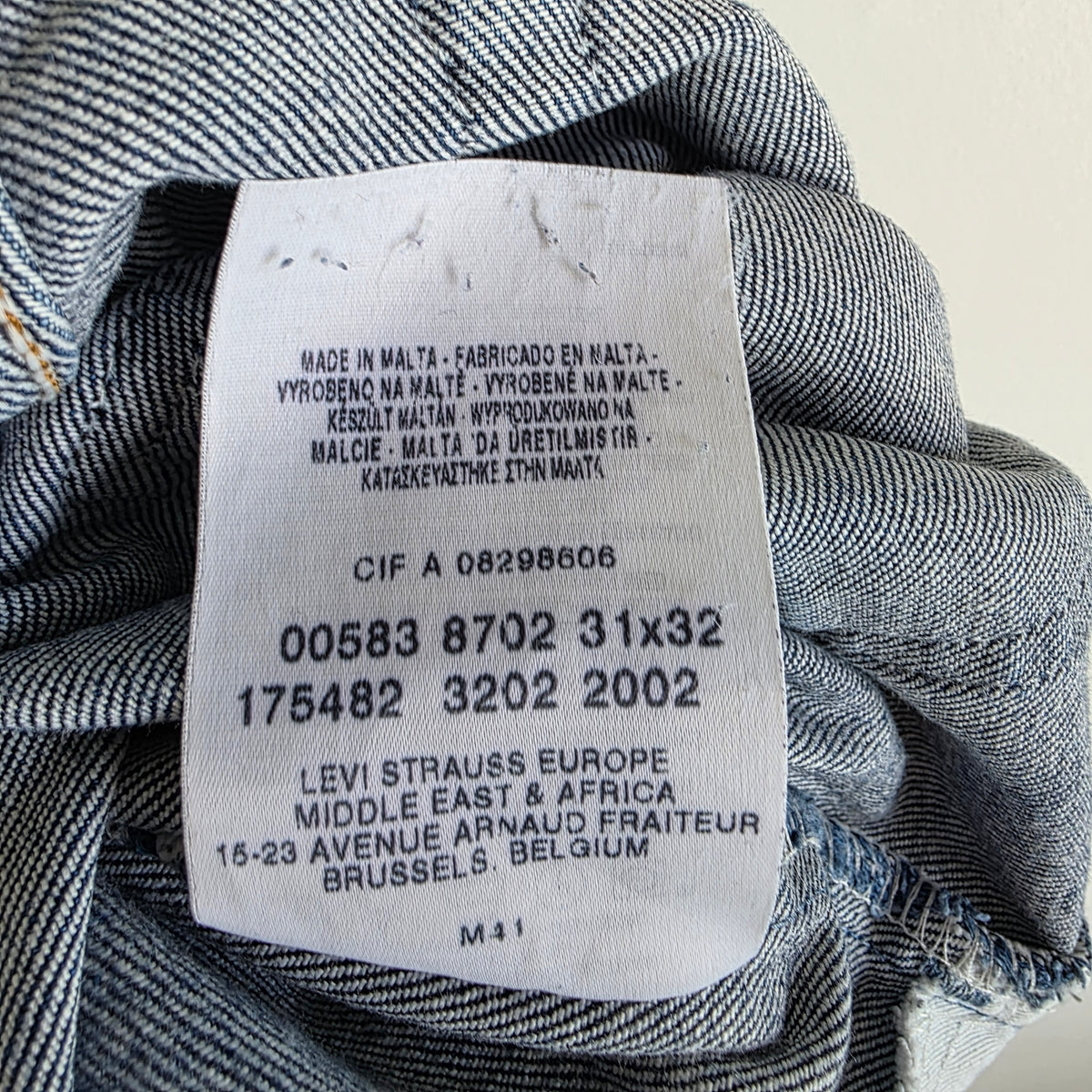 Vintage Levi’s 503 Jeans W30 L31 (Tag W31 L32) Blue Regular Straight Stretch