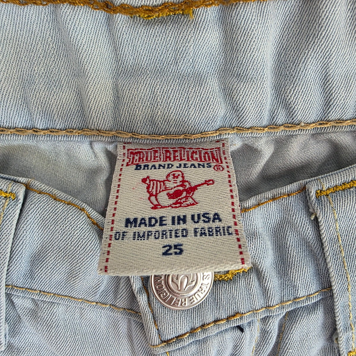 Vintage True Religion Casey Jeans W26 L30 Blue USA Made Low Rise Women’s
