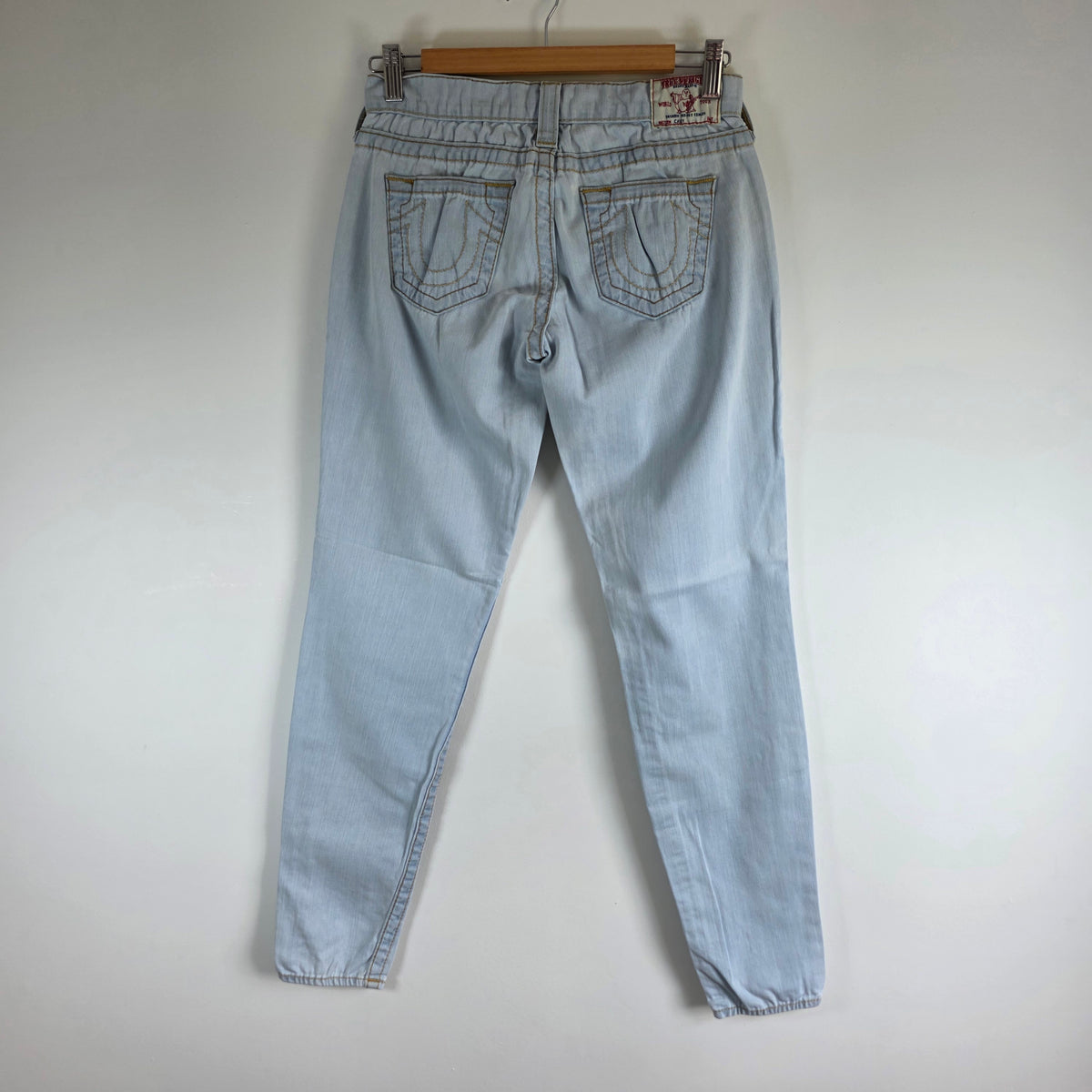 Vintage True Religion Casey Jeans W26 L30 Blue USA Made Low Rise Women’s