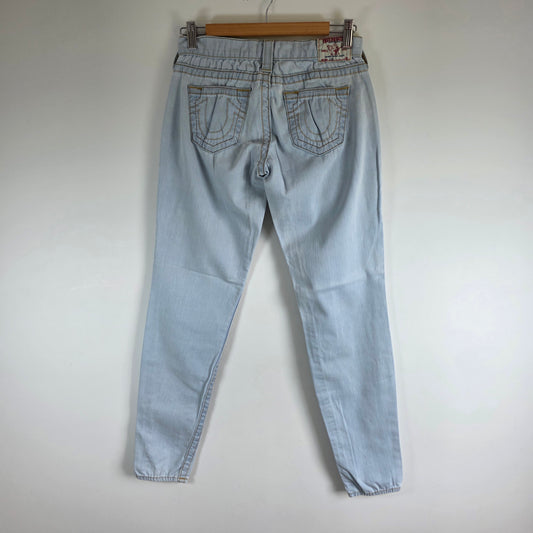 Vintage True Religion Casey Jeans W26 L30 Blue USA Made Low Rise Women’s