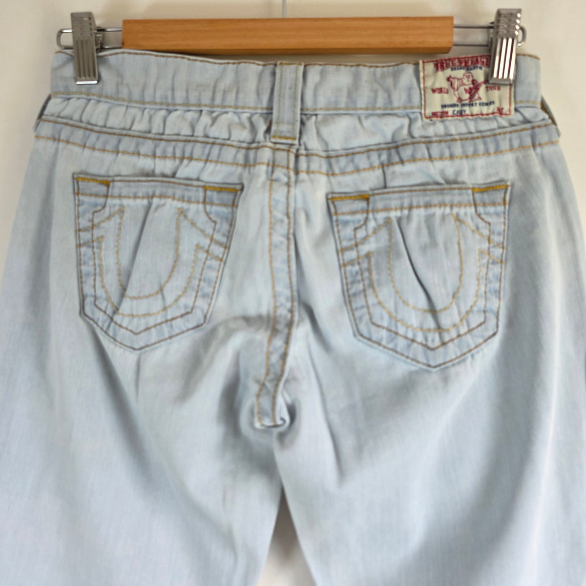 Vintage True Religion Casey Jeans W26 L30 Blue USA Made Low Rise Women’s