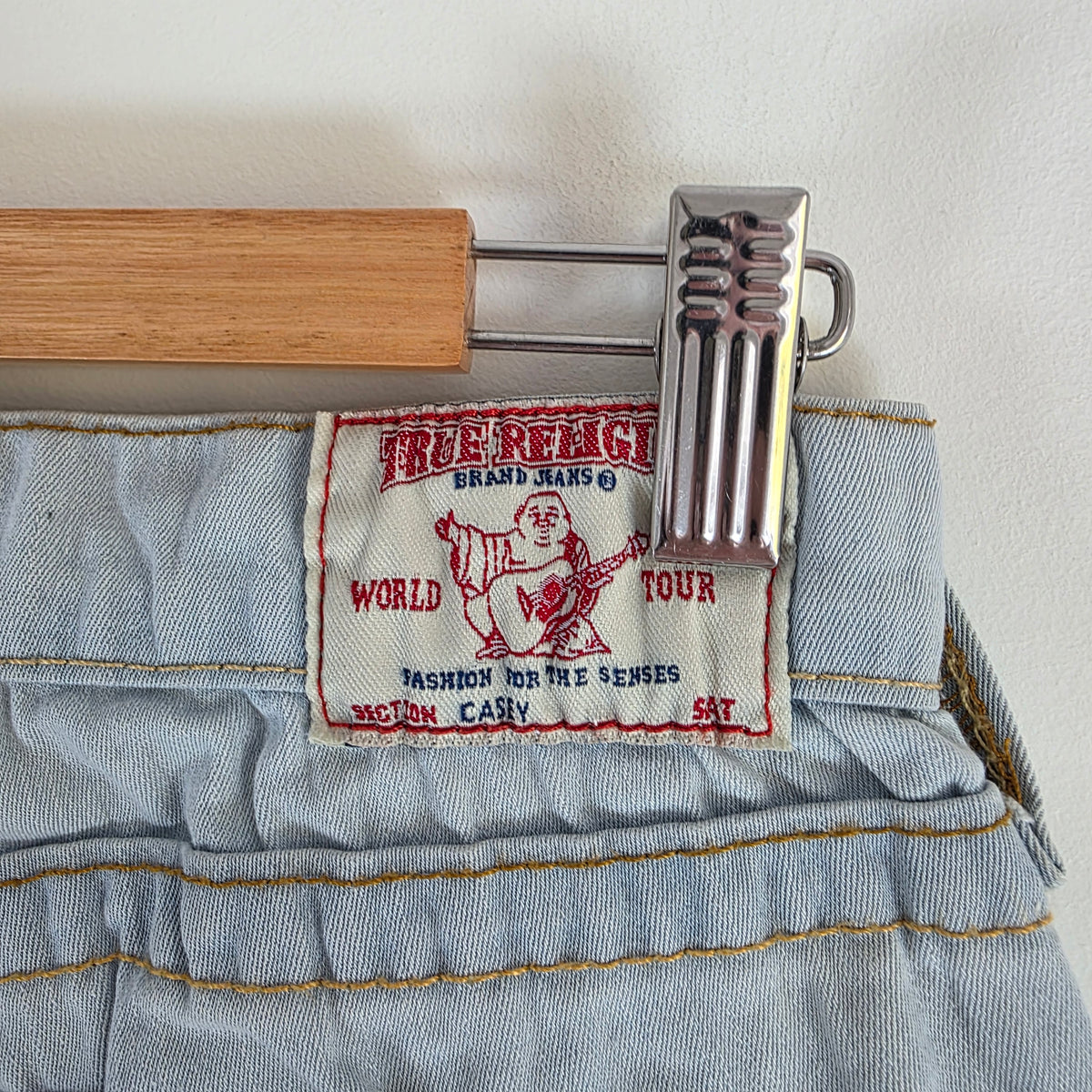 Vintage True Religion Casey Jeans W26 L30 Blue USA Made Low Rise Women’s