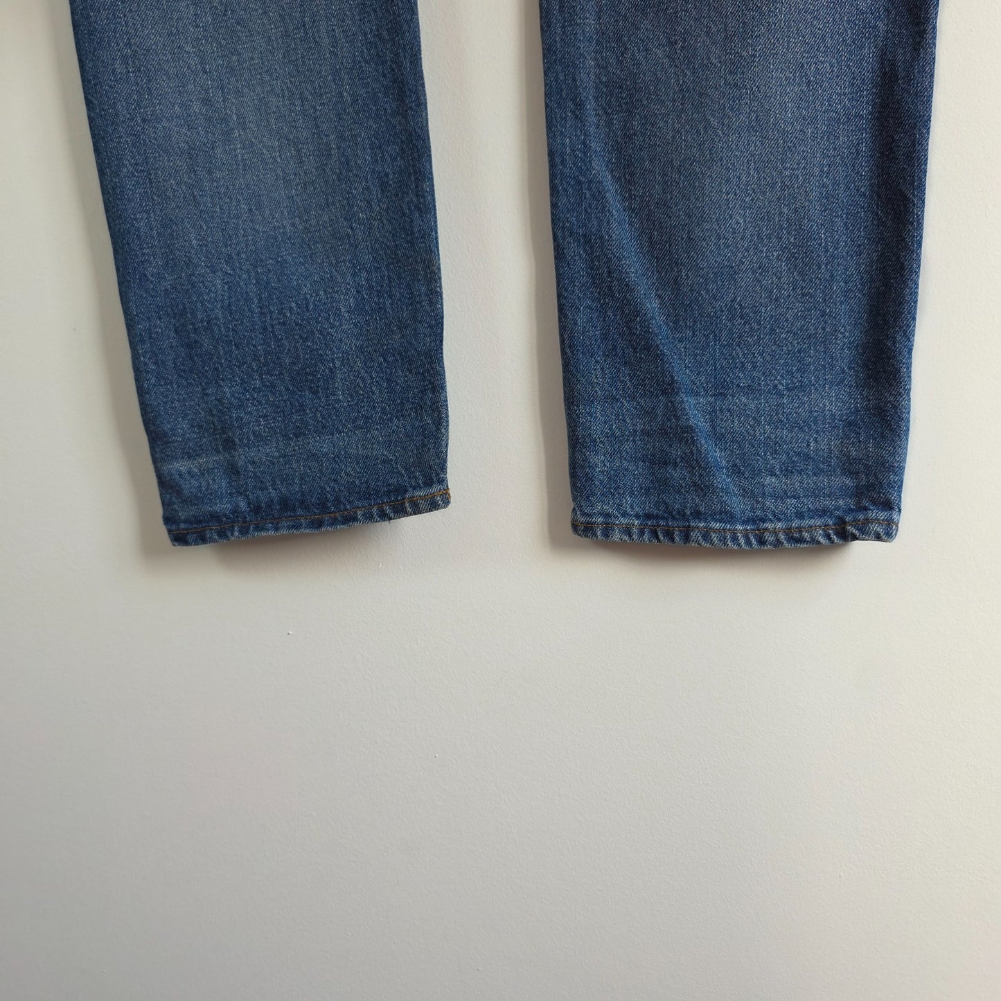 G-Star RAW 3301 Slim Jeans W36 L31 Blue Button Fly Denim Mens Casual