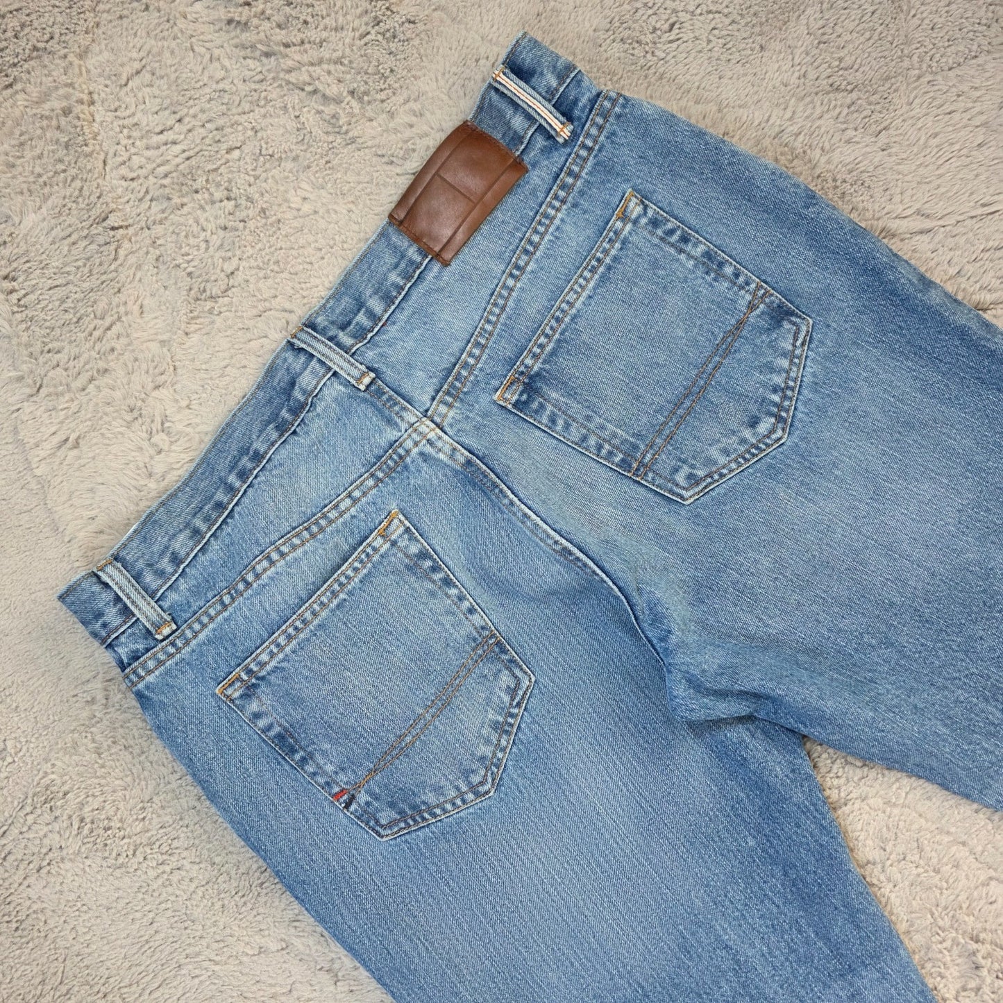 Vintage Y2K Tommy Hilfiger Straight Leg Jeans W34 L32 (Measure W36) Blue