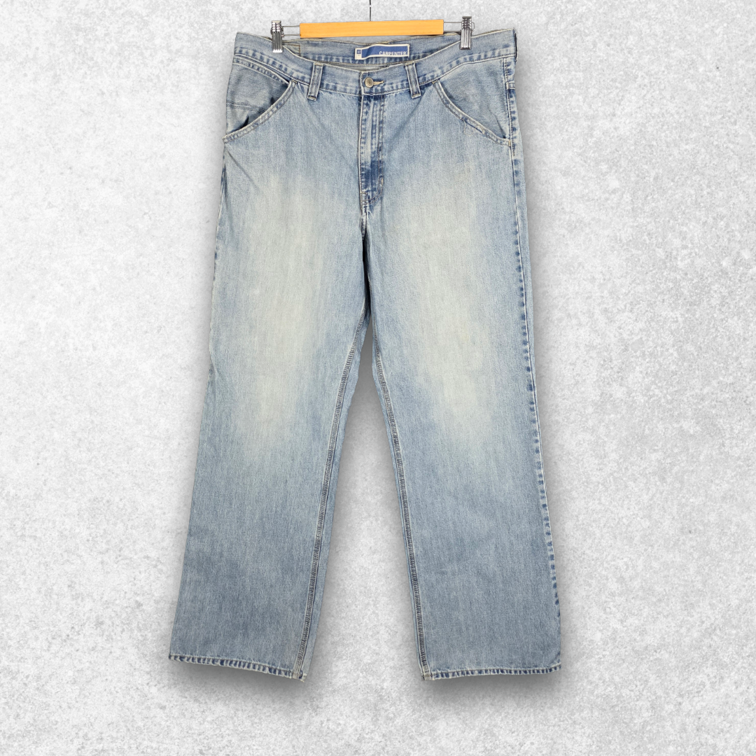Gap Carpenter Jeans W36 L33 (W36 L34 Tag) Relaxed Fit Blue Men’s