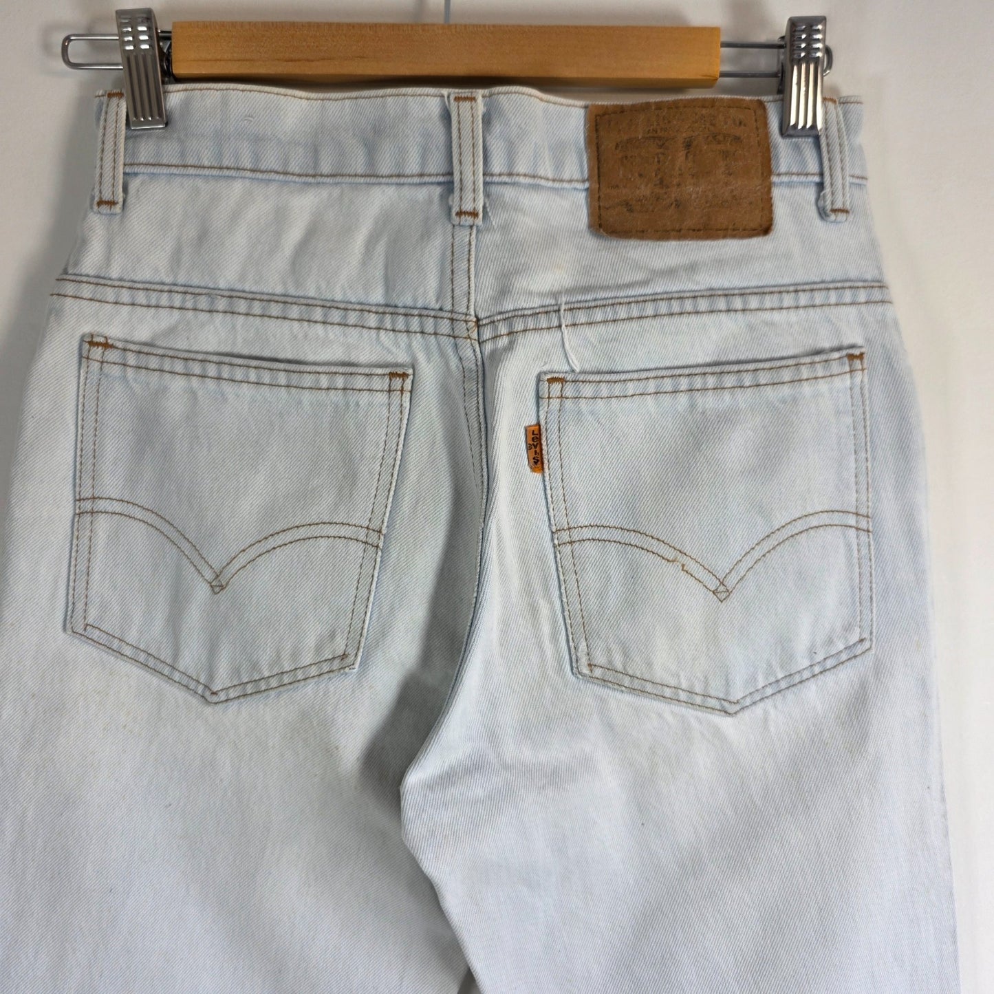Levi’s Vintage Orange Tab Jeans W28 L31 Light Blue Straight Leg Belgium