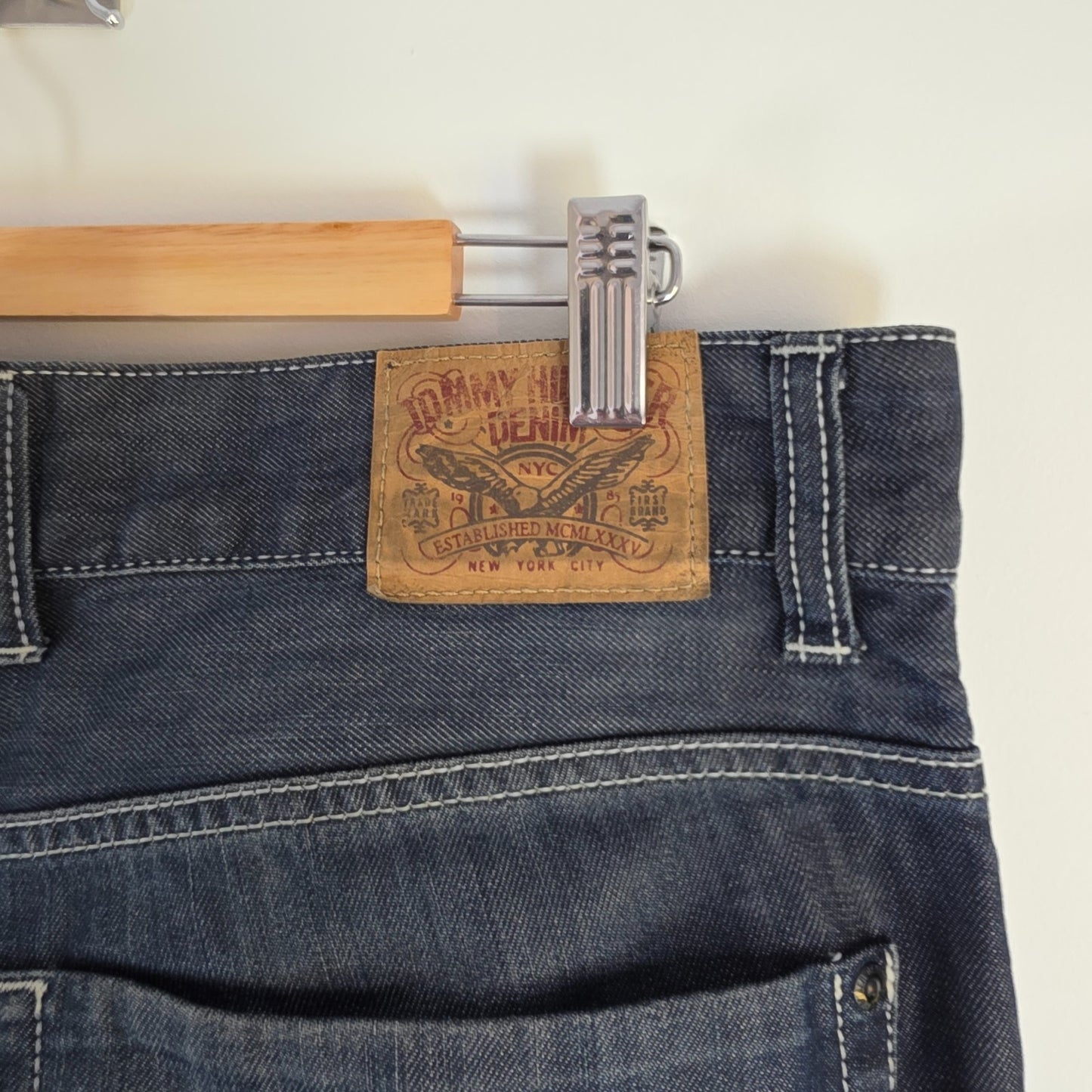 Tommy Hilfiger Rogar Wisconsin Clean Jeans W36 L30 Blue Straight Fit Men's Denim