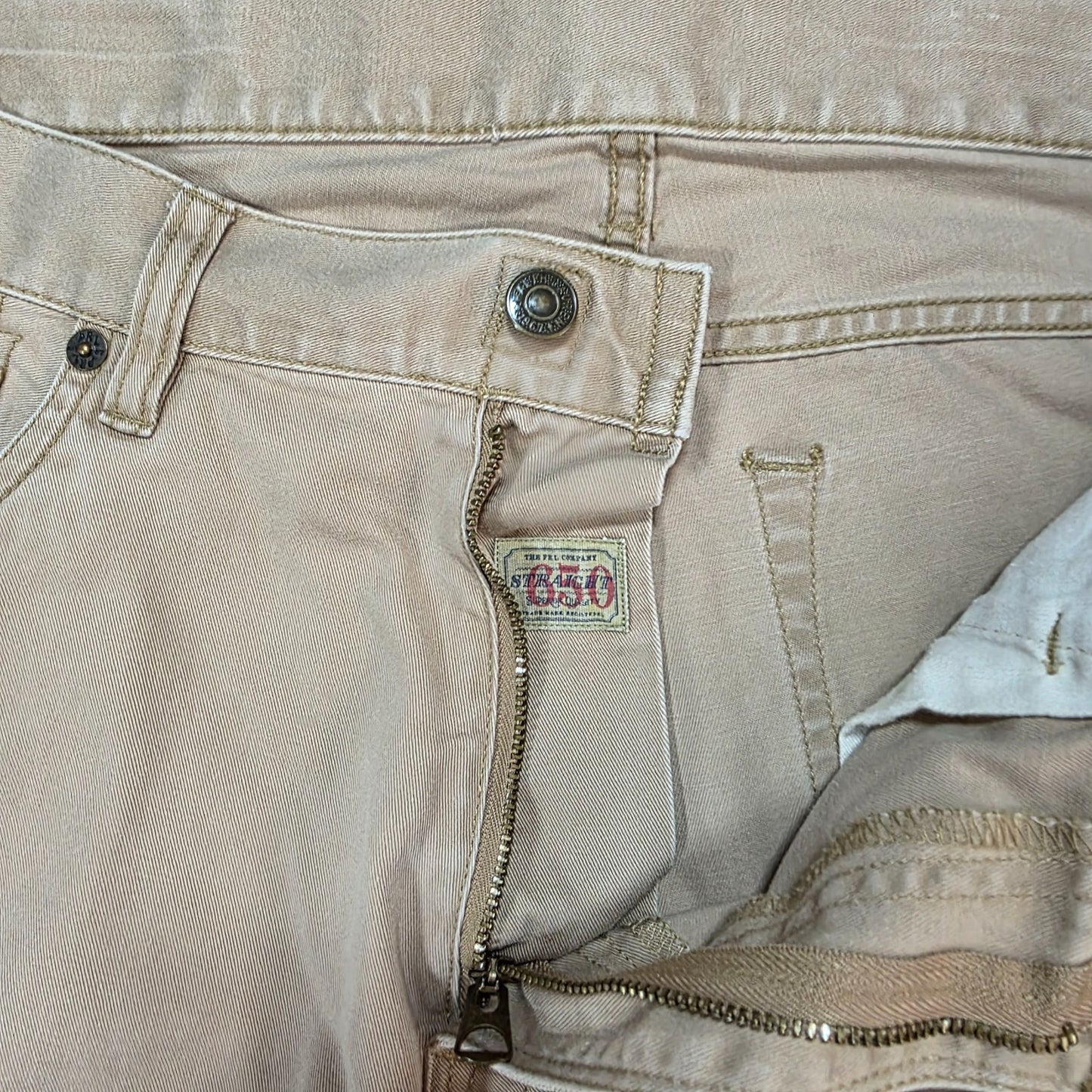 Polo Ralph Lauren 650 Straight Leg Chino Jeans – Beige – W33 L32