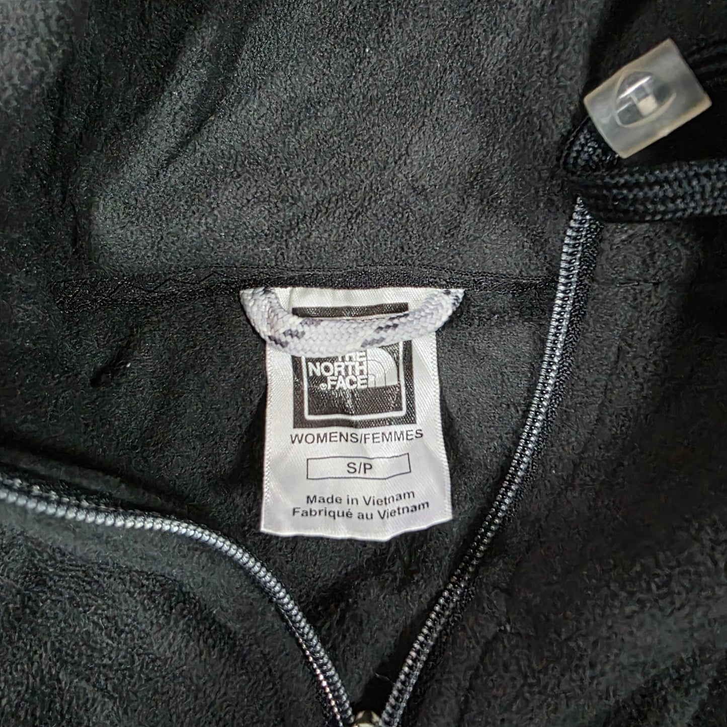 The North Face TKA 100 Black Fleece Hoodie Women’s Size S Half Zip Pullover