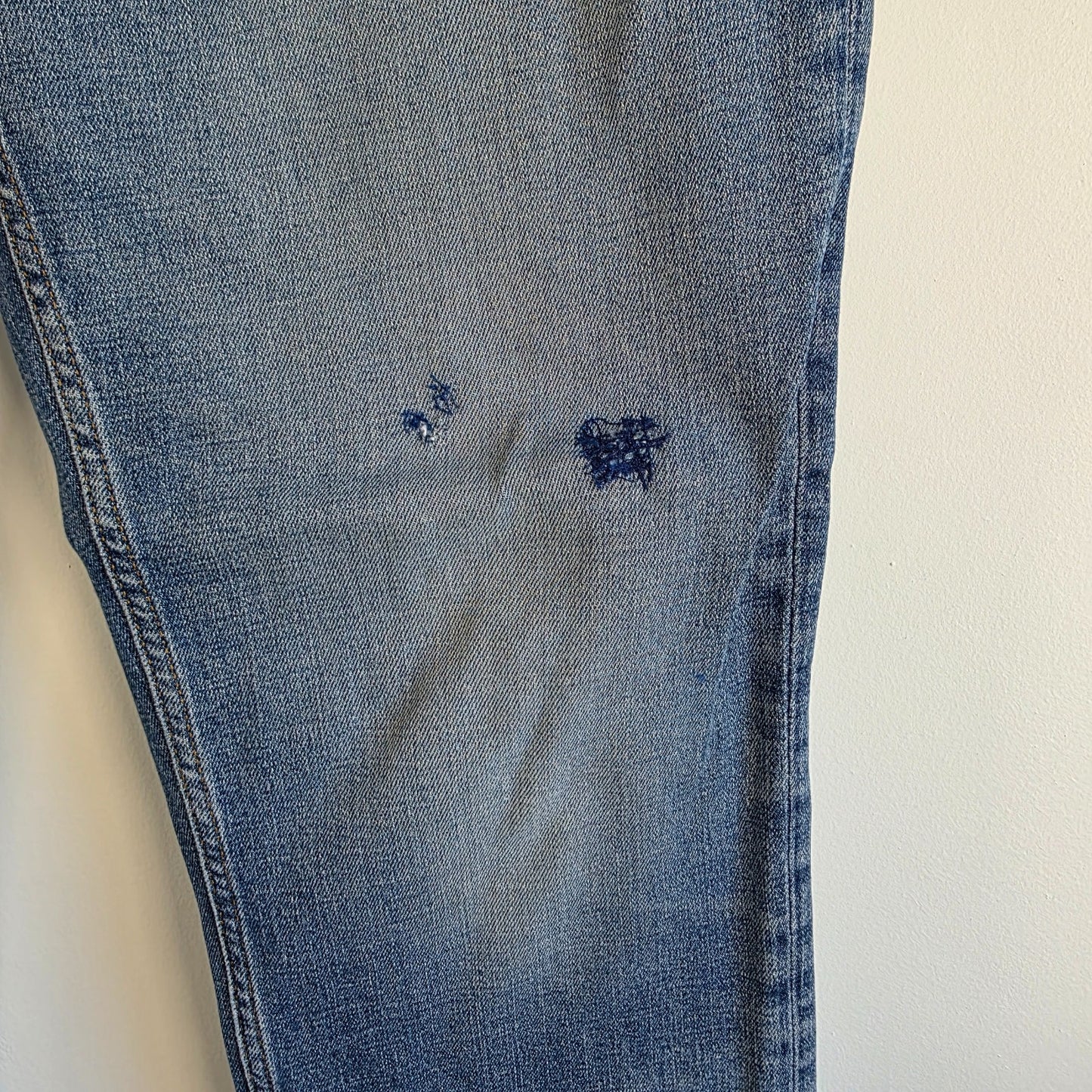 Tommy Hilfiger Denton Jeans W34 L32 Blue Straight Fit Stretch Men's Denim