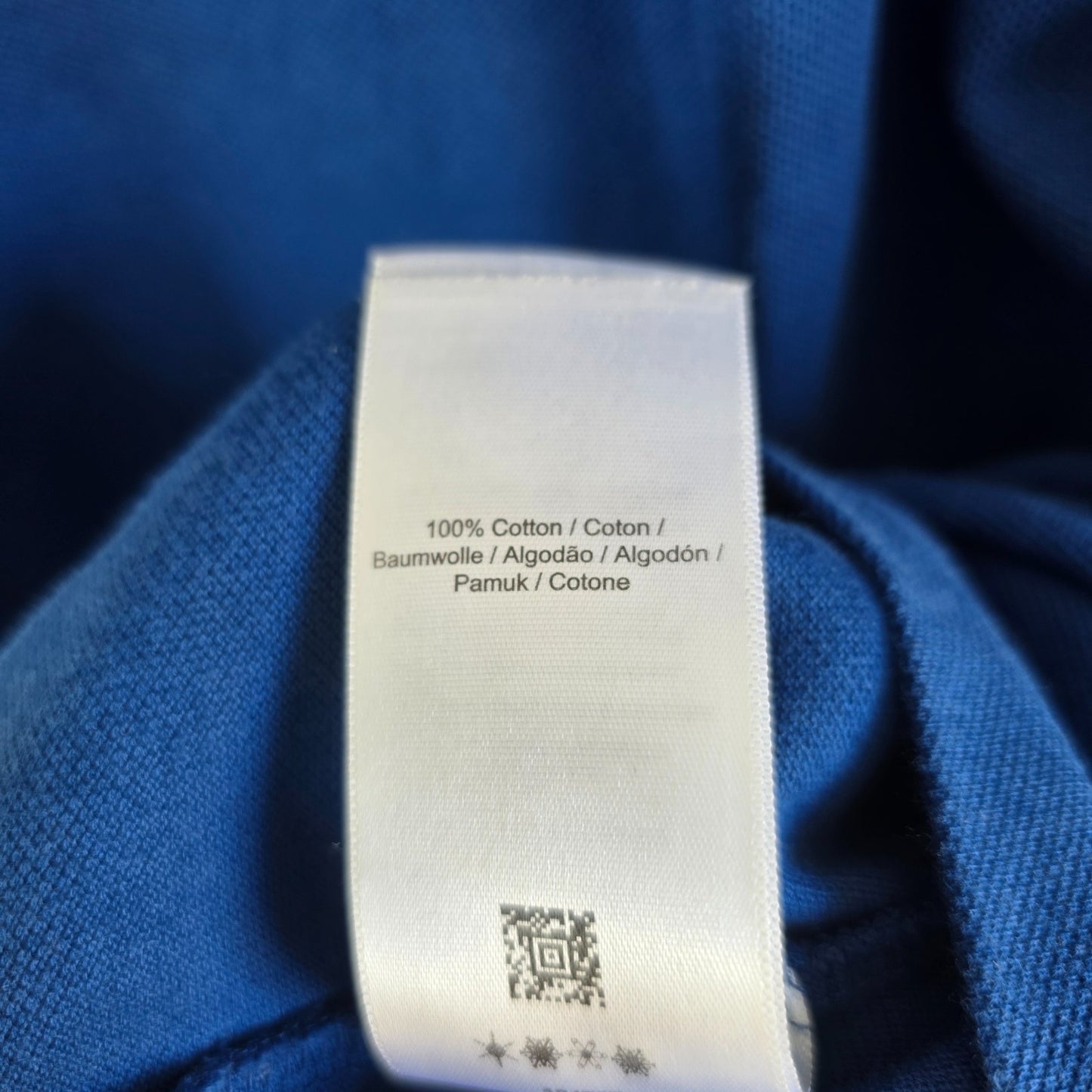 Fred Perry Twin Tipped Polo Shirt Blue Cotton Mod Casual Men’s Medium M