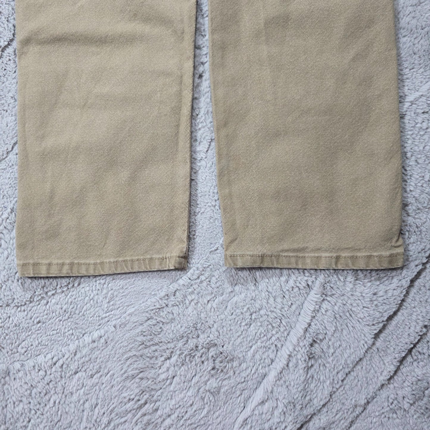 Wrangler Carpenter Jeans Beige Workwear Hammer Loop Utility Pocket W36 L30
